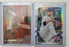 Jon Lester 2 Card Lot 2020 Topps Chrome Sepia Refractor 2021 Chrome XFractor