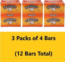 Wrights Coal Tar Soap 100g Bar Traditional Antiseptic All Skin Types x12 Bars