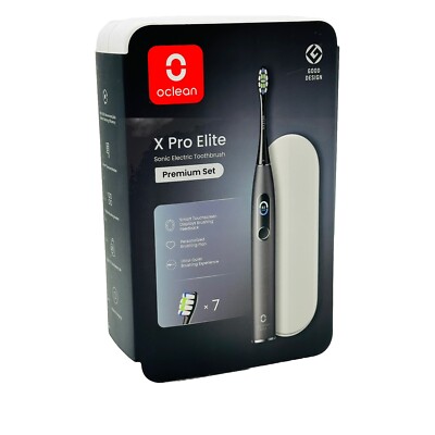 Oclean Elektrische Zahnbürste X Series Pro Elite Premium Set mit 6 Bürstenköpfe