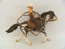 schleich cowboy with lasso on horse