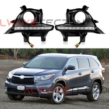 Led Drl Daytime Running Light Fog Lamp For Toyota Highlander 2014 2015 2016 Led Drl Daytime Running Light Fog Lamp For Toyota Highlander 2014 2015 2016