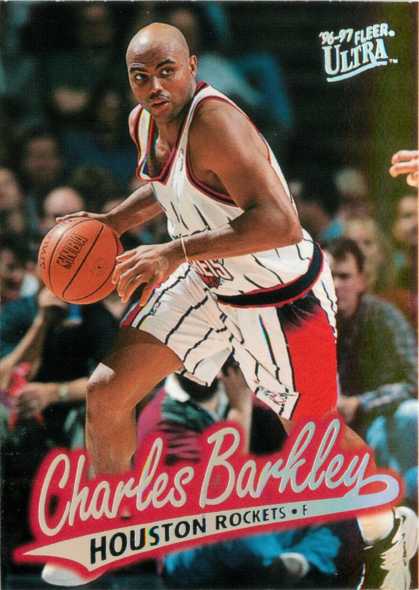 Charles Barkley 1996-97 Fleer Ultra Basketball Card #189 Houston