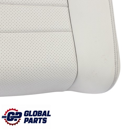 Mercedes C205 Rear Seat Bench Bottom Lower Covering Cup Holder Grey Leather - Picture 10 of 11