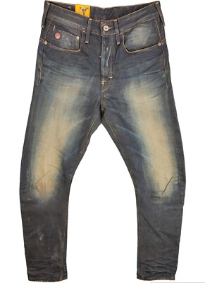 G-Star Raw Type C 3D Loose Tapered Fit Denim Jeans Dark Aged Size W29 L32