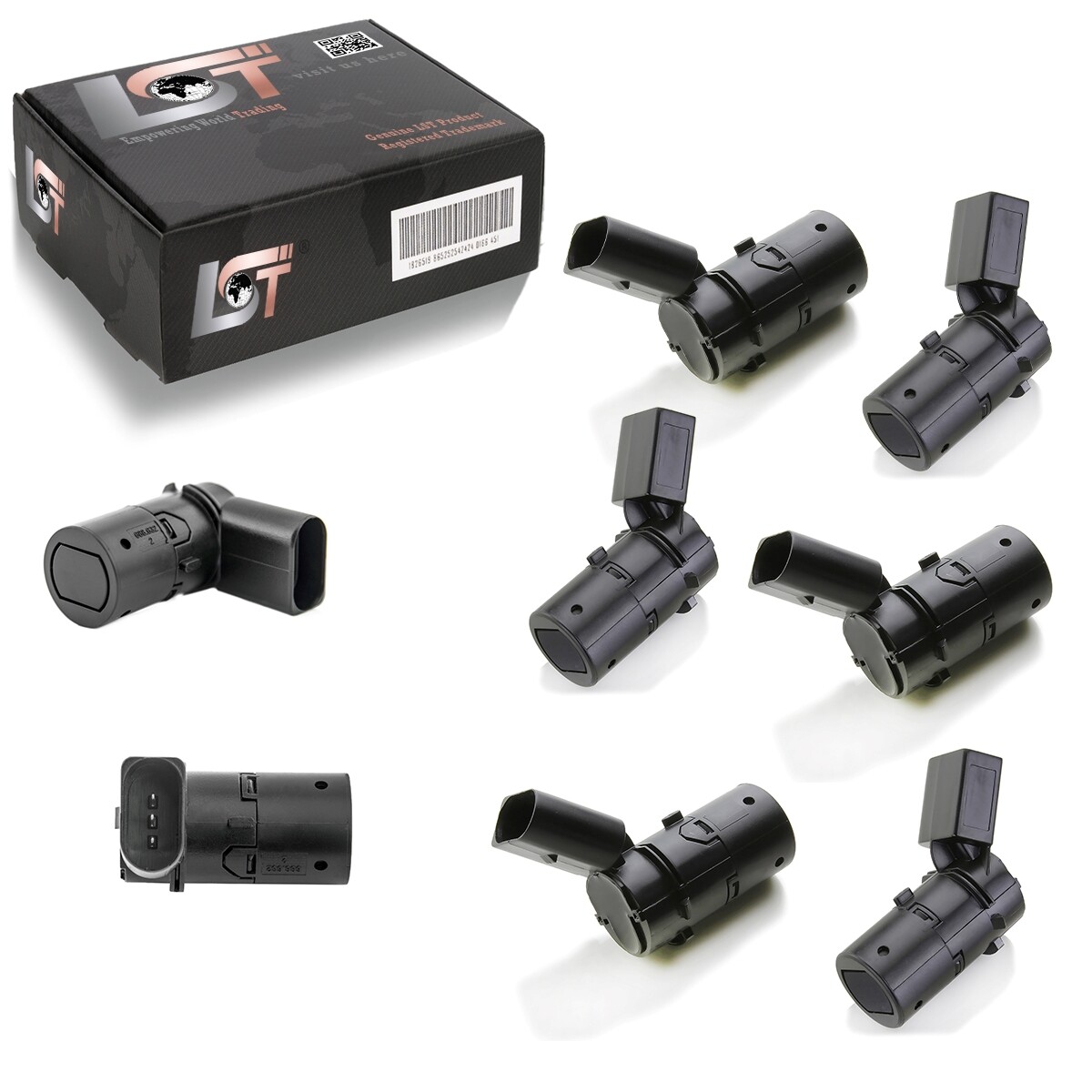 8X PDC Sensor Parking Sensor Ultrasound Front Rear For Audi A4 8H Cabrio B6