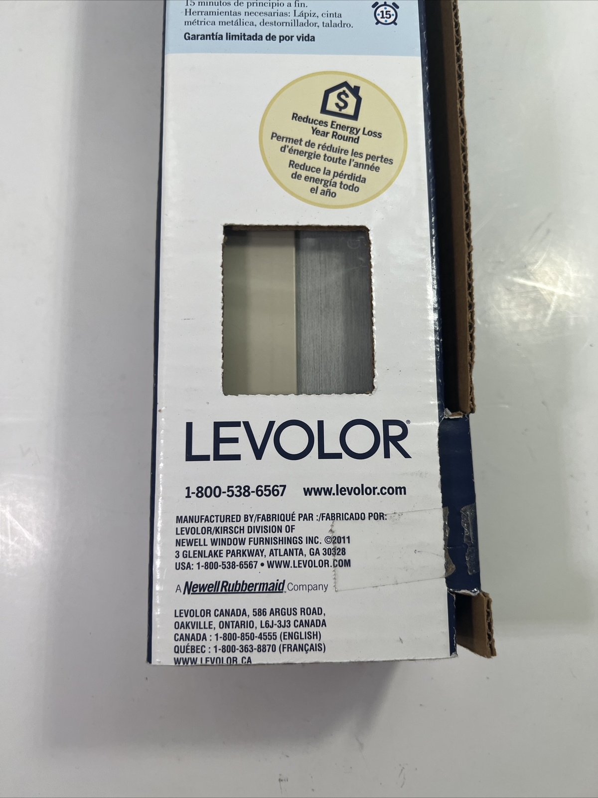 Levolor  Candlelight Room Darkening Cordless Cellular Shade 24-in x 72-in