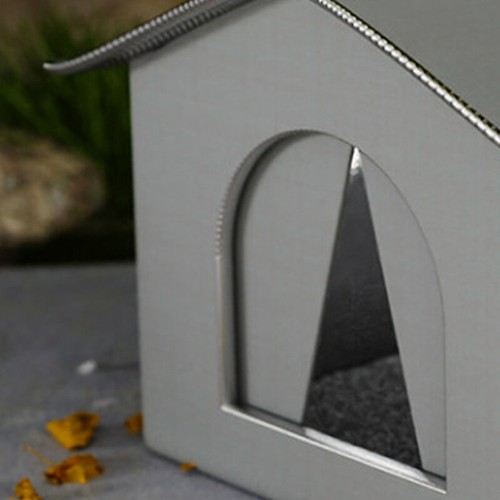 Outdoor Cat House Waterproof Breathable Pet Bed Dog Kennel Stray Cats Shelter - Picture 12 of 14