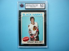 1975/76 O-PEE-CHEE NHL HOCKEY CARD #272 GRANT MULVEY ROOKIE KSA 8.5 NM/MINT+ OPC