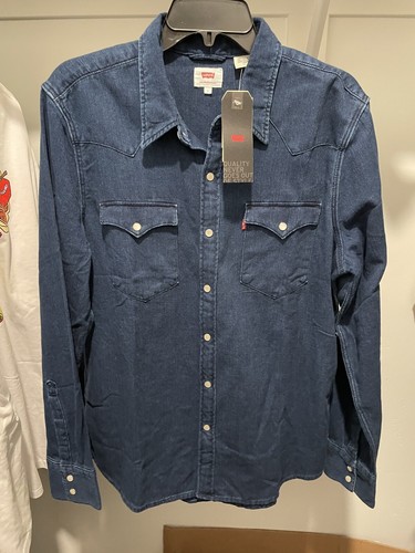 Levis Denim Western Pearl Snap Shirt 