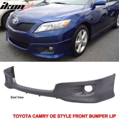 #ad Fits 10 11 Toyota Camry OE Factory Style Front Bumper Lip Spoiler Unpainted PU $163.99