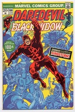 Daredevil 100 VF+ 1973 Marvel 1st App Angar the Screamer Rich Buckler