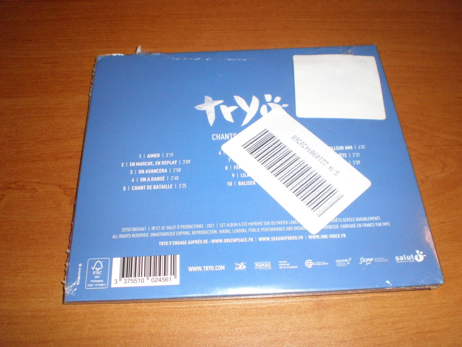 Tryo - Chants De Bataille cd neuf sous blister | eBay