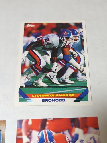 8 SHANNON SHARPE Denver Broncos Cards! Savannah State Tigers! Hall of Fame! HOF! - Picture 2 of 9