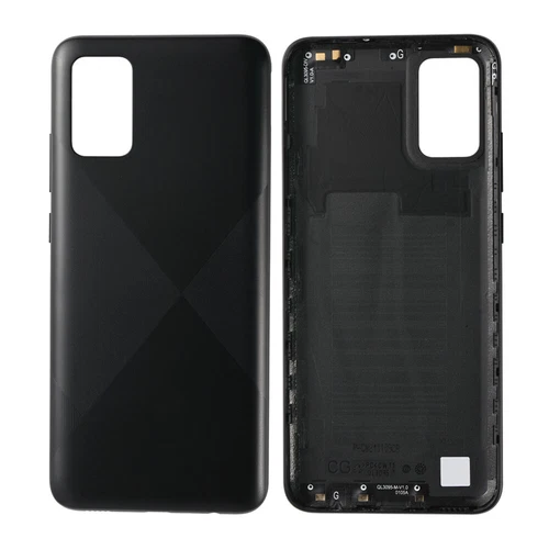 Custodia posteriore posteriore cover porta batteria con adesivo per Samsung Galaxy A02s A025F/M - Foto 2 di 16