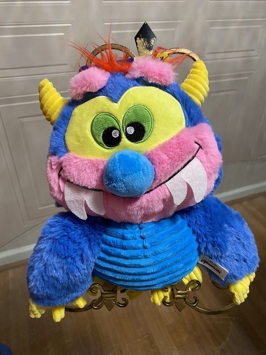NWT MyPet Monster Dog Toy - Squeak & Crinkle Plush - 12