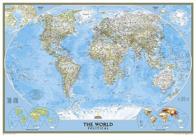 World Classic enlarged  laminated by National Geographic Maps 9780792294542