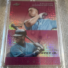 Aaron Judge, Ken Griffey Jr. 7/10 Leaf 2024 Legends Exclusive Double