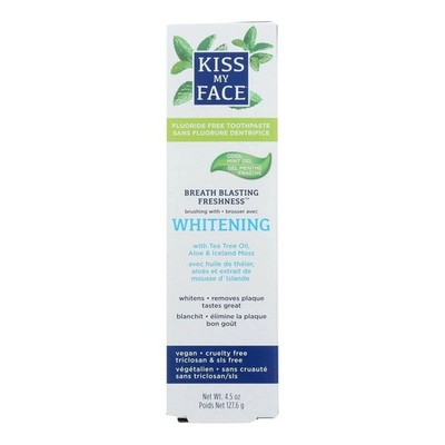 Kiss My Face Super White Cool Mint Gel 1 Count (Pack of 1), 1 Pack