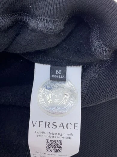 VERSACE Felpa M Cotone BLK 1004001