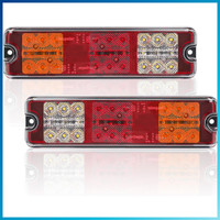 2 StüCk RüCklichter 12V 27 Leds Wasserdicht Blinker FüR Van Traktor