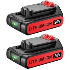 1-2Pack 4Ah FOR Black & Decker 20V Lithium Battery/Charger Set MAX LBXR20 LBX20
