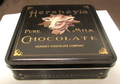 Hershey's Pure Milk Chocolate Advertising Tin 2001 Vintage Edition #6