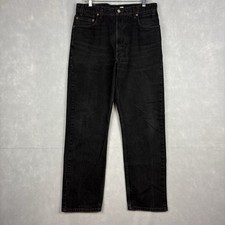 Vintage Levi s 505 Black Jeans Men s 36x32 Fits 34x31 Made In USA 90s Straight