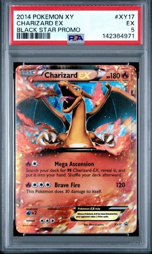 Charizard-EX graded PSA 5 for sale on eBay