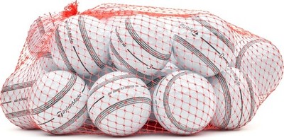 25 TaylorMade Tour Response Clear Stripe Golfbälle, White