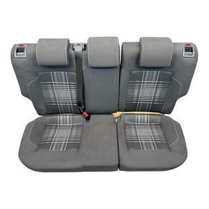 Rücksitzbank Rückbank Sitzbank Stoff VW Polo 6R Titanschwarz Titangrau