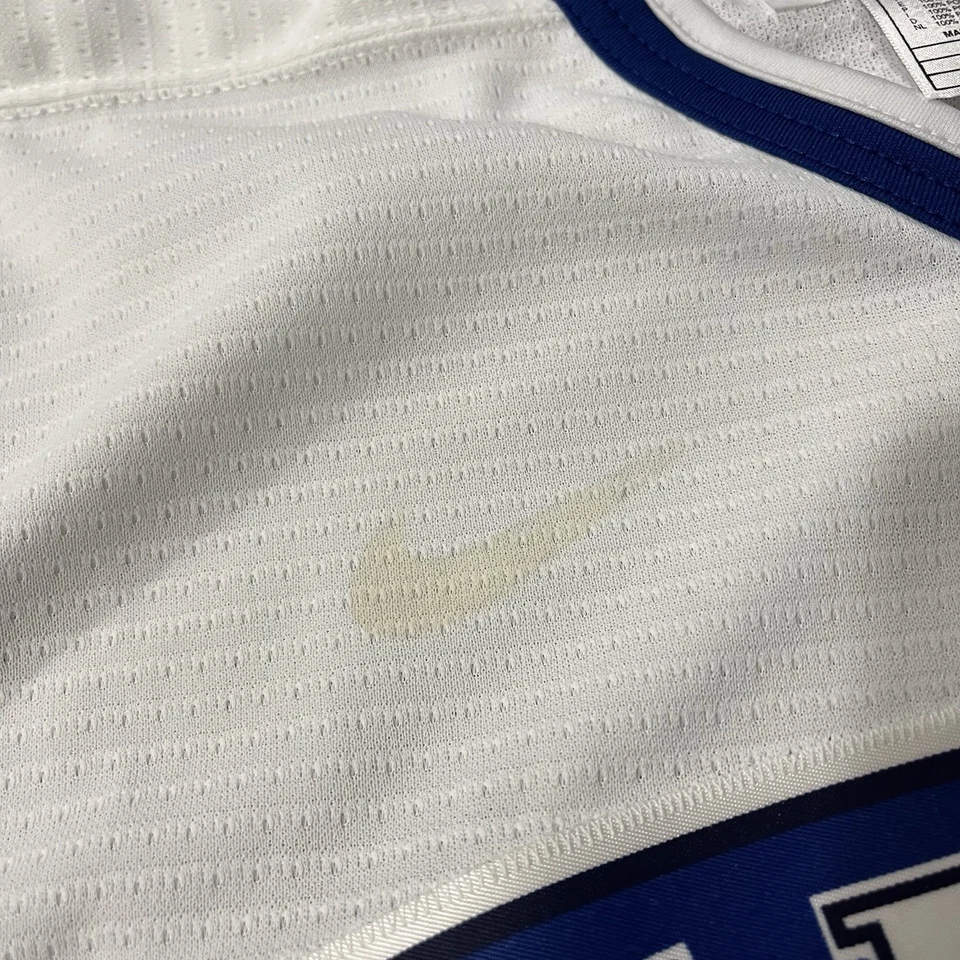 Vtg Finland Hockey Jersey Nike Suomi National Team Authentic Fight Strap Sz 58 - Image 3 of 4