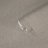 Versace Tapete Greige Mit Seidenmatt Glanz Einfarbig – Grau, Beige