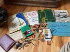 Big lot of Vietnam vintage US military medals, pins, Seabees, etc.
