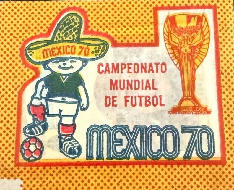 Panini Campionato Mondiale di calcio Mexico 70 Figurina da Rec. Menù a Tendina - Immagine 2 di 2