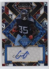 2022 Wild Card Mania American Football Square 4/8 Chigoziem Okonkwo Auto 14qw