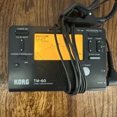 Korg TM-60 Combo Tuner Metronome - Tested Works