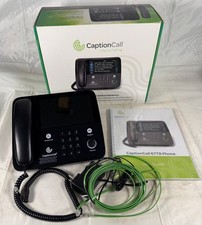 CaptionCall 67Tb Captioned Amplified Touchscreen Phone Tested Works Box Manual