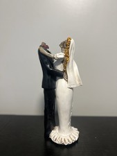 Halloween Statue Skeleton Bride And Headless Groom