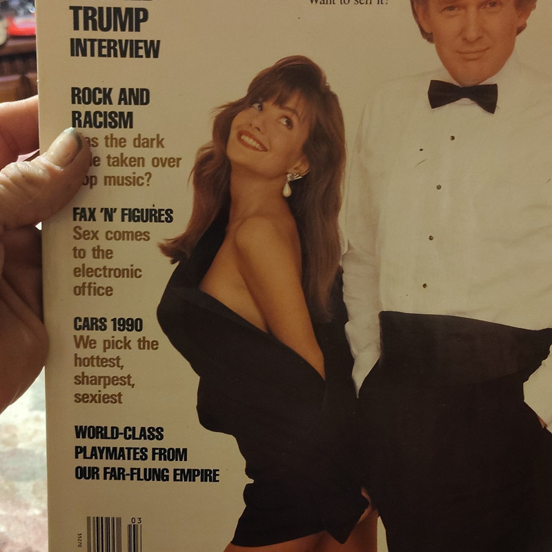 Playboy March 1990 Donald Trump Interview, Rock and Racism, Cars, Playmates