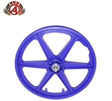 Alta 20 Gt Style 6-spoke Mag Rimsplastic Bmx Wheel Front Or Freewheel 38 Axle