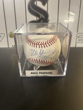Alec Hansen Signed Autograph Official ROMLB Baseball with Display Case