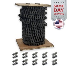 #41 Roller Chain x 100 feet + 10 Connecting Links + Same Day Expedited Shipping