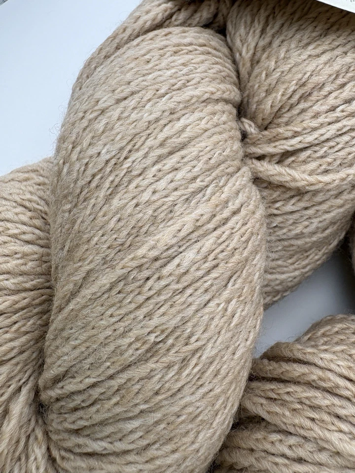 Lot of 3 Cascade Yarn Eco Cloud Natural Merino Alpaca Tan 1803 Bulky Cable 164yd - Image 3 of 4