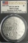2025-W $1 American Silver Eagle SP70 First Strike PCGS