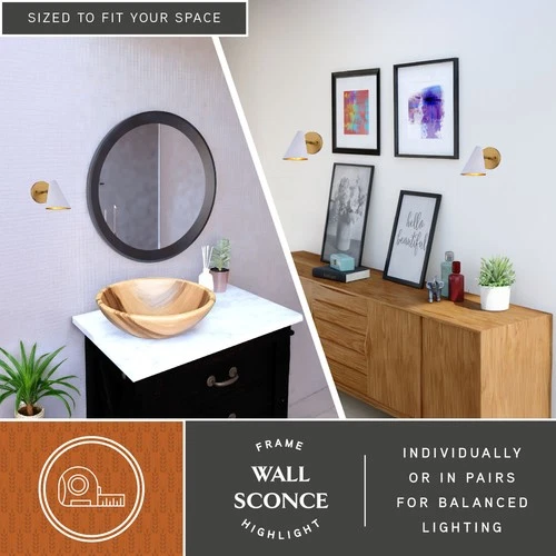 Vaxcel Lighting W0438 Pryce 7" Tall Bathroom Sconce - Black - Picture 6 of 12