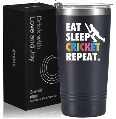 Onebttl Golfbecher 20oz Edelstahl - es lustige Geschenke für Männer - schwarz 
