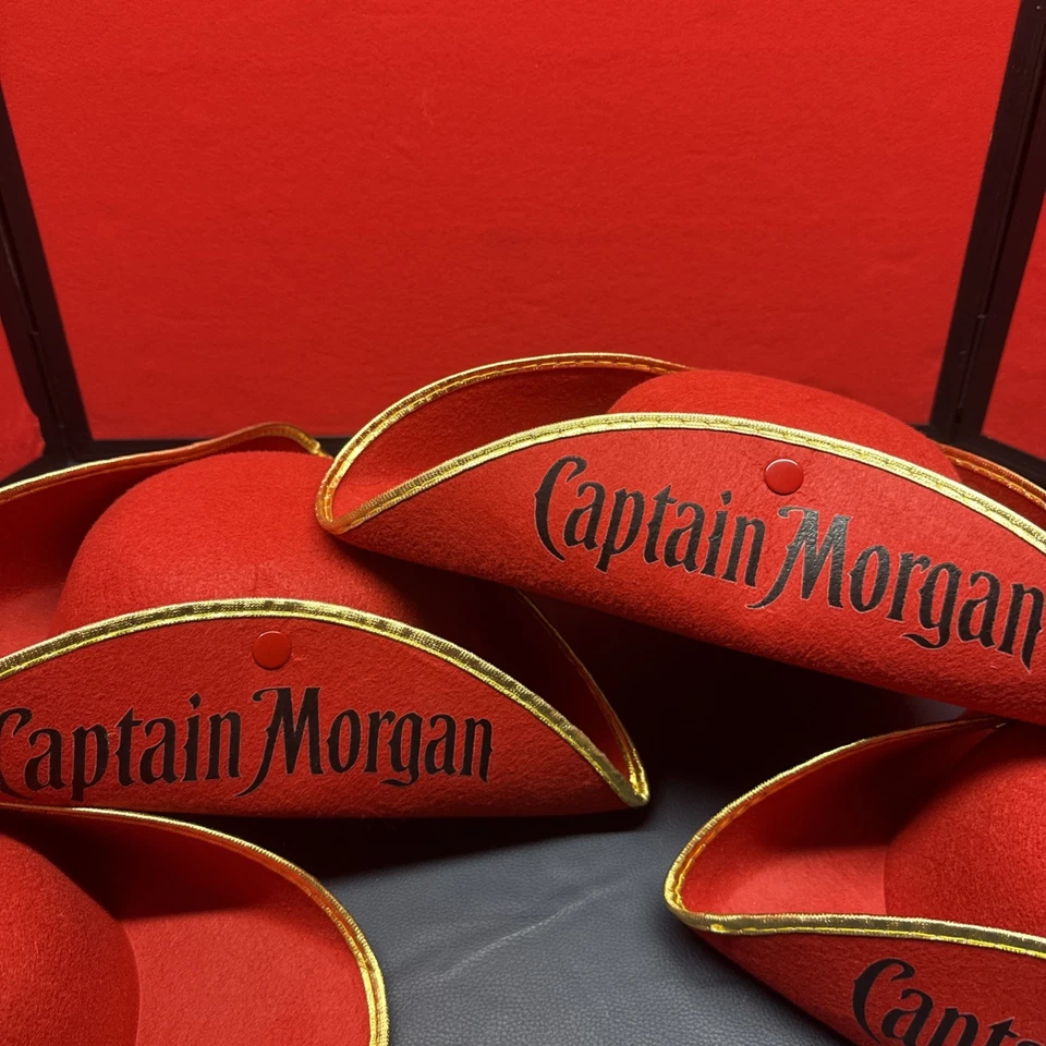 4x Sombrero Pirata Capitán Morgan Vestido Elegante Disfraz Accesorio Foto 4 de 4