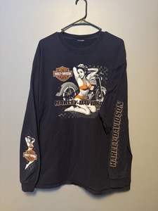 Harley-Davidson Suburban Motors Thiensville WI Black Long Sleeve T-Shirt Size XL