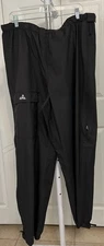 EMS Eastern Mountain Sports Men’s Windbreaker Gore-Tex Rain Pants XXL Black