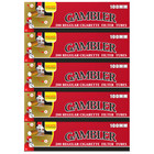 Gambler Tubes - 100mm Size Regular Cigarette Filter Tubes (200 Per Box) 5 Boxes